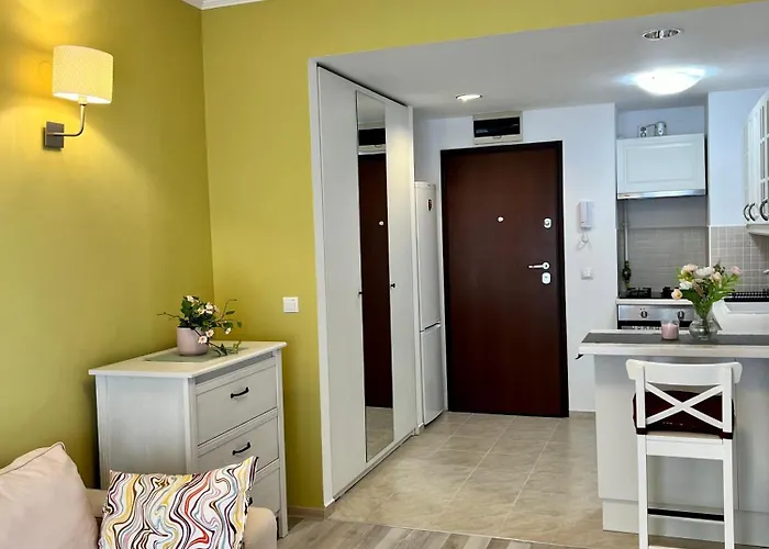 Apartman Blossom Nest - 1br With Terrace And Underground Parking Bukarest